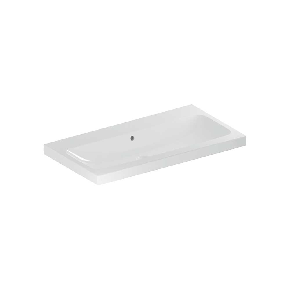 Lavabo SIMMETRICO" icon LIGHT" 90 cm — Geberit - HD casa
