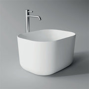 Lavabo Unica Rectangular appoggio cm. 50x40 H.30 in ceramica - Alice Cercamica - HD casa