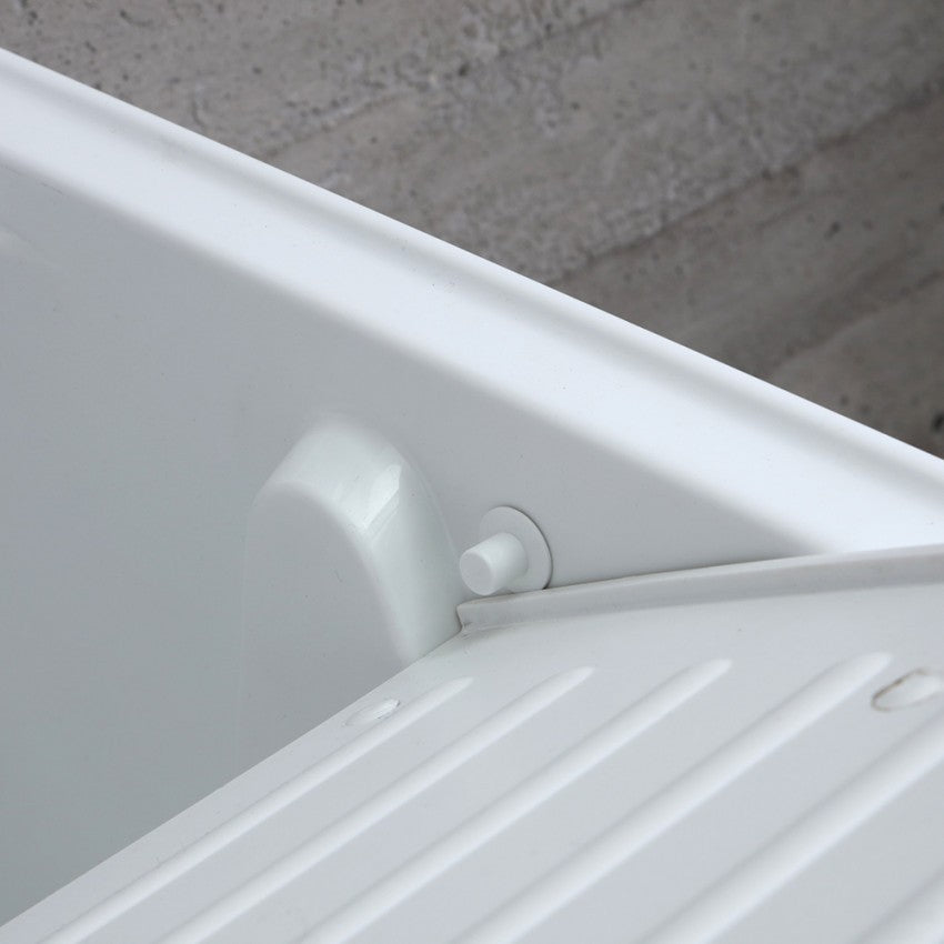 Lavatoio 2 ante da cm 50x50 colore Bianco - HD casa