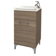 Lavatoio anta unica da cm 45x50 colore rovere fumo - HD casa