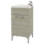 Lavatoio anta unica da cm 45x50 colore rovere grigio - HD casa