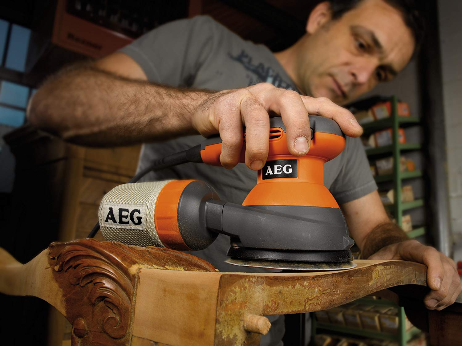 Levigatrice roto-orbitale ex 125 es aeg 300 watt — AEG Powertools - HD casa