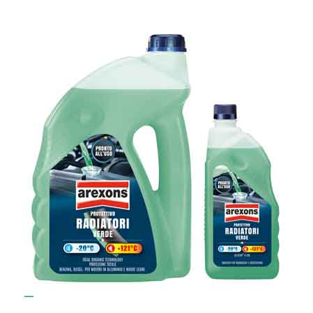 Liquido radiatori pronto all'uso verde Arexons 1 lt - HD casa