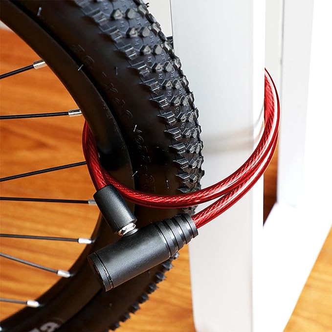 Lucchetto per bici a cavo 10 mm x 65 cm — Sikuro - HD casa