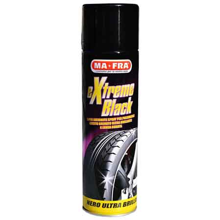 Lucida gomme extreme black spray Ma-fra 500 ml - HD casa