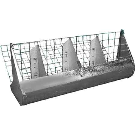 Mangiatoia per conigli con porta fieno 39 cm - HD casa