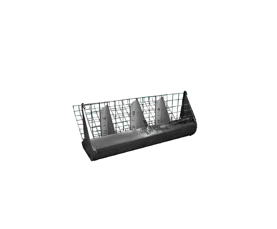 Mangiatoia per conigli con porta fieno 39 cm - HD casa
