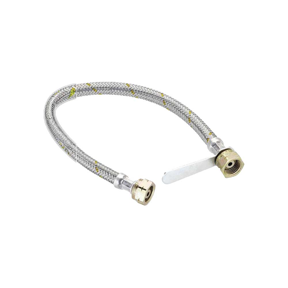 Manichetta flessibile gas per accoppiamento F/F 1/2" x 50 cm - HD casa