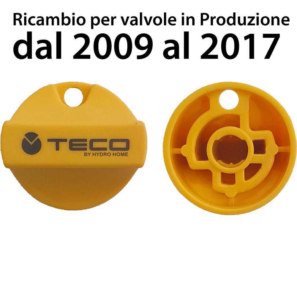 Maniglia di comando gialla per valvola TECO ric. prod. 2009-2017 - HD casa