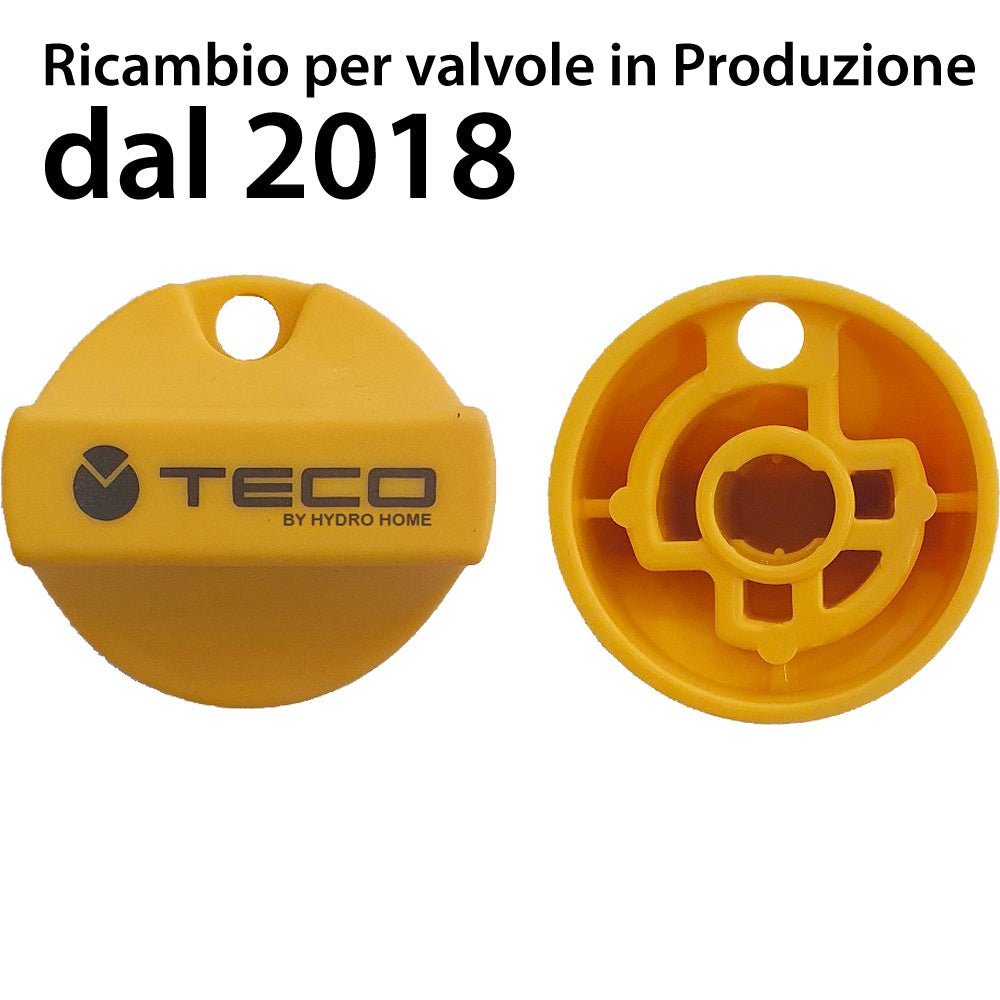 Maniglia di comando gialla per valvola TECO ric. prod. dal 2018 - HD casa