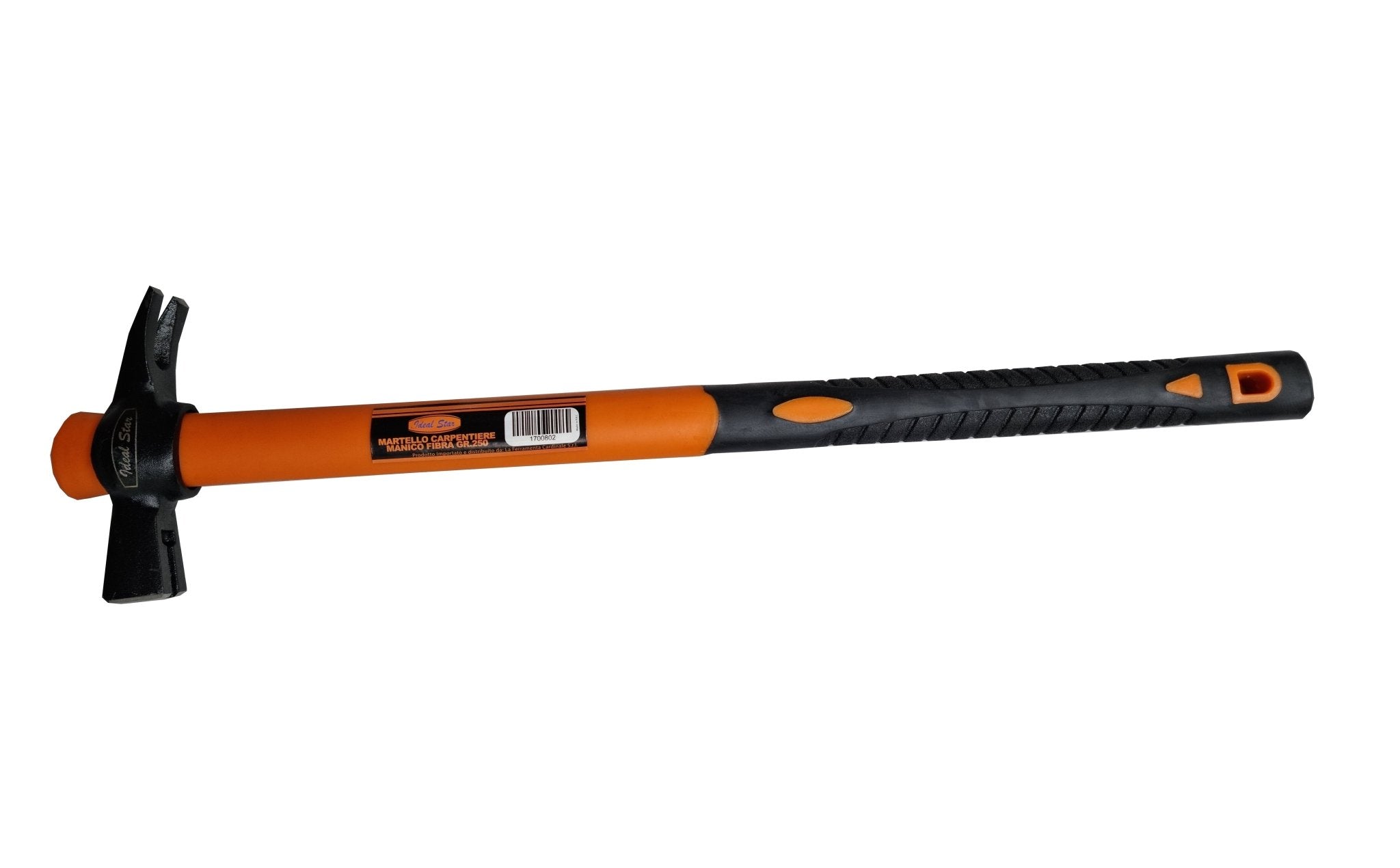 Martello carpentiere manico fibra Cardinale 250 gr - HD casa