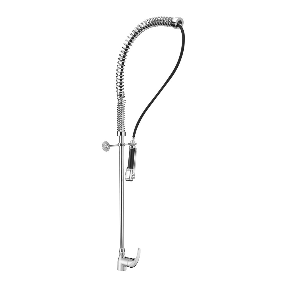 Miscelatore cucina industriale con doccetta prelavaggio stoviglie cromo — Porta & Bini - HD casa