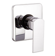 Miscelatore doccia ad incasso una via modello 23 in nichel spazzolato - HD casa