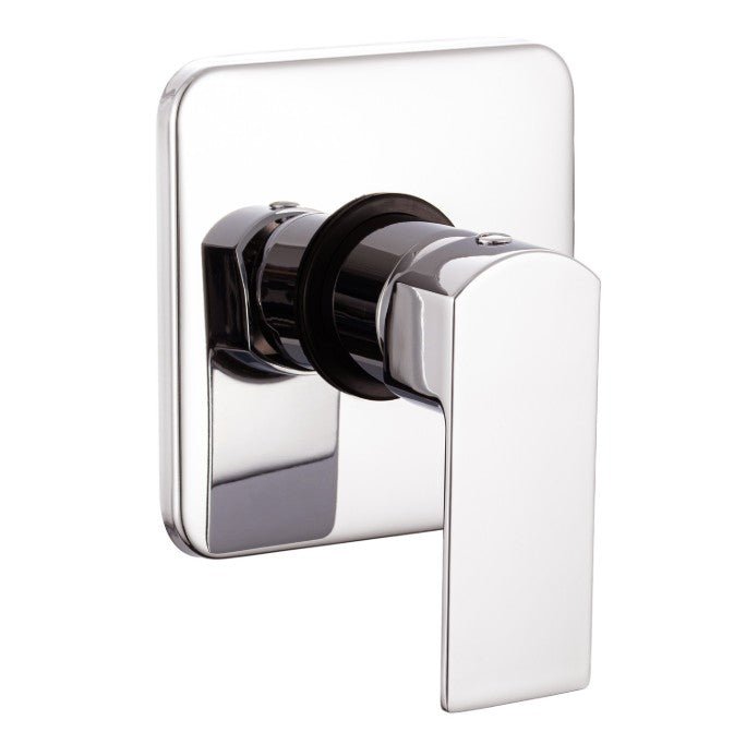 Miscelatore doccia ad incasso una via modello 23 in nichel spazzolato - HD casa