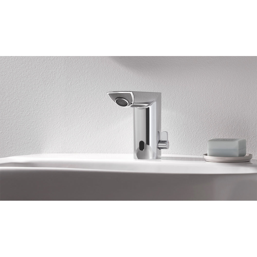 Miscelatore elettrico lavabo a fotocellula bau cosmopolitan E" batteria 6V — Grohe - HD casa
