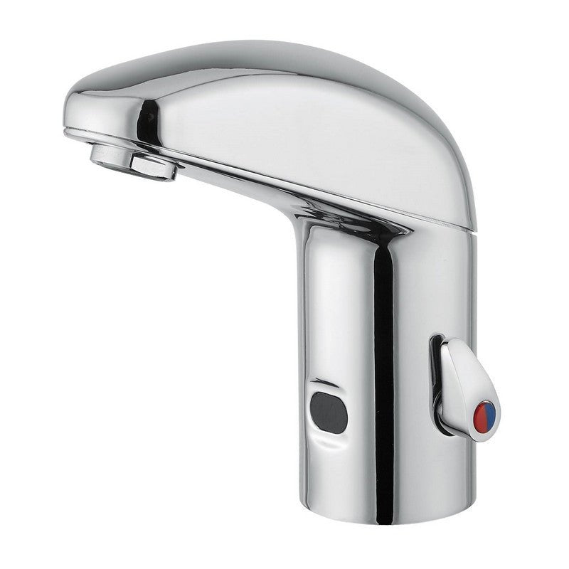 Miscelatore elettrico lavabo a fotocellula serie ONE" batterie 6V — Idral - HD casa