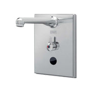 Miscelatore elettronico a fotocellula per lavabo a parete Speedy batteria 6V — DMP - HD casa