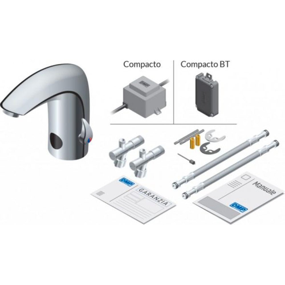 Miscelatore elettronico lavabo a fotocellula Compacto corrente 220V — DMP - HD casa