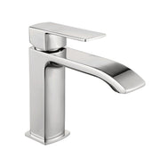 Miscelatore lavabo monoforo in nichel spazzolato serie 23 con piletta clic - clac inclusa - HD casa