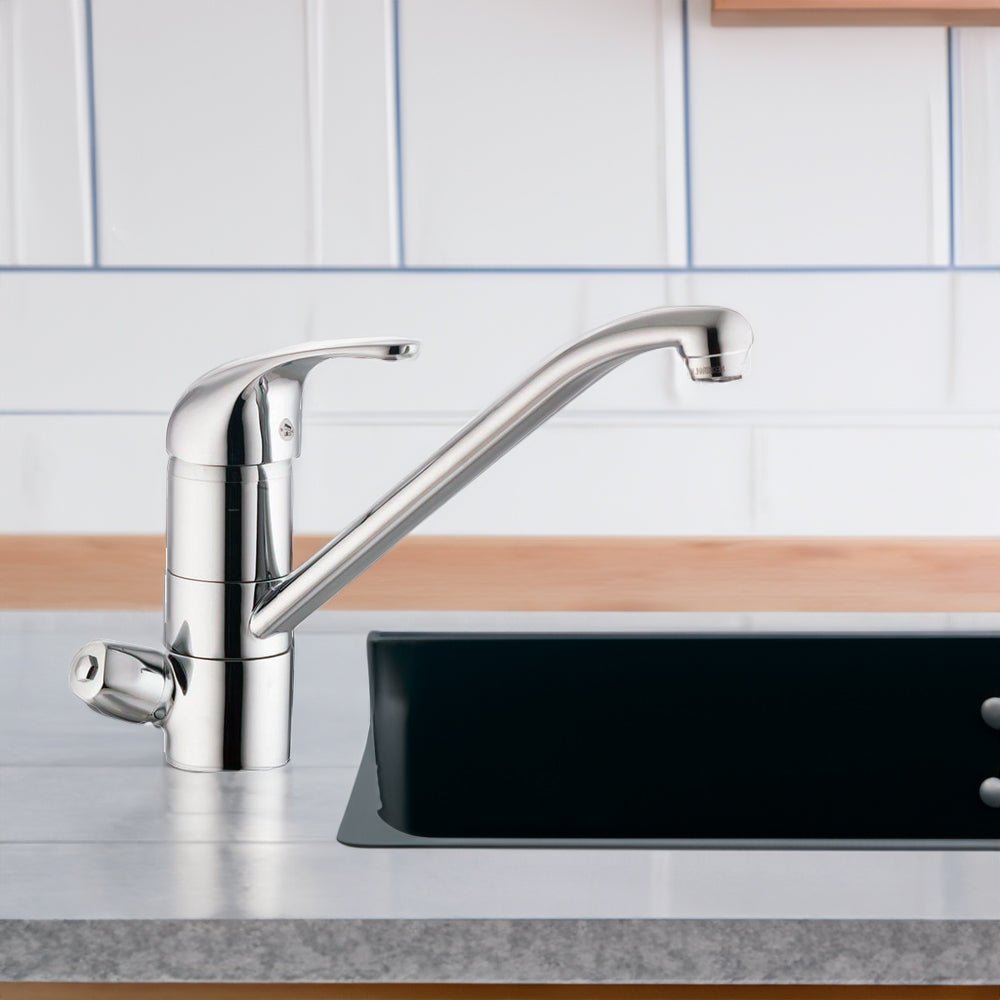 Miscelatore lavello a 3 vie con attacco acqua potabile cromo — Porta & Bini - HD casa
