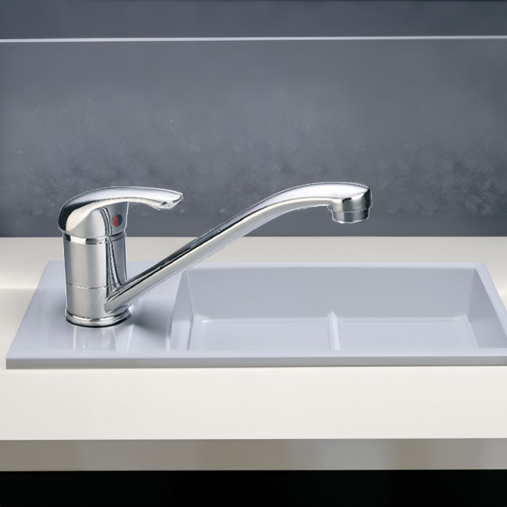 Miscelatore lavello a canna bassa Prince cromo — Aeffe - HD casa