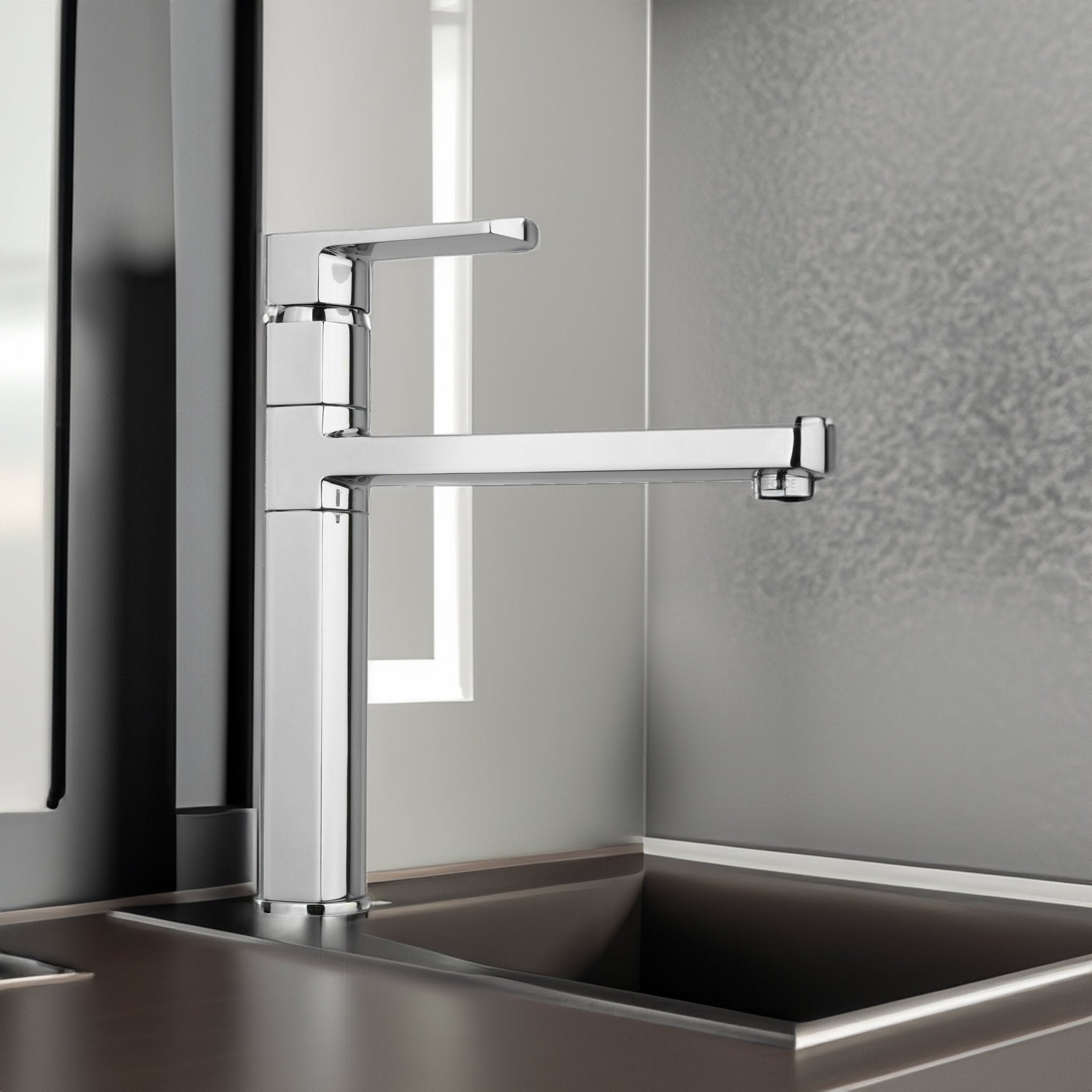 Miscelatore lavello a fontana Stile cromo — Paini - HD casa