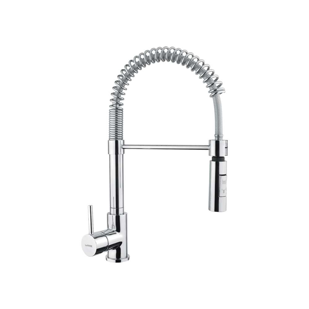 Miscelatore lavello a molla micro cromo — Oioli - HD casa