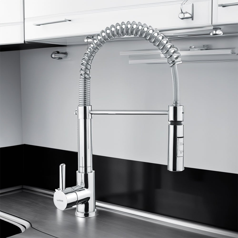 Miscelatore lavello a molla micro cromo — Oioli - HD casa