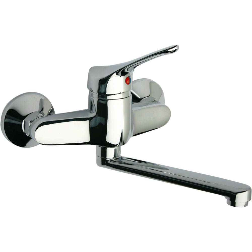 Miscelatore lavello a parete Pilot cromo — Paini - HD casa