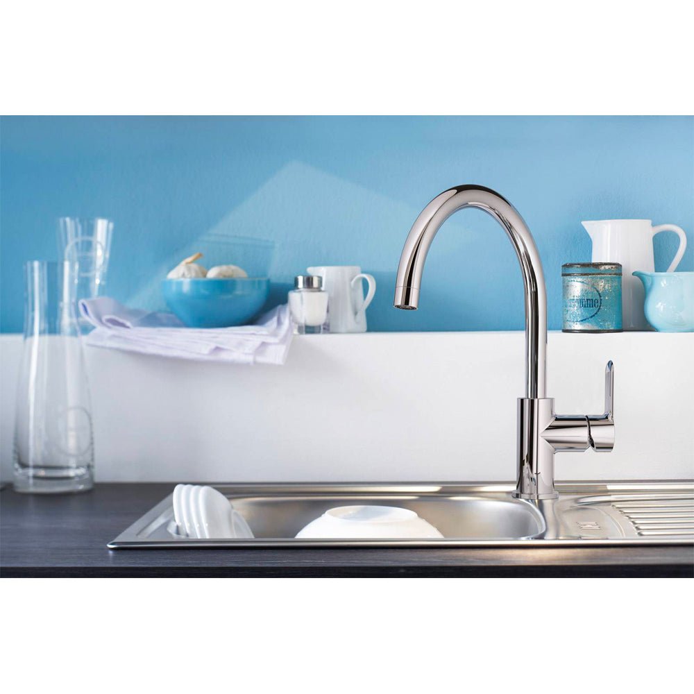Miscelatore lavello Bauedge cromo — Grohe - HD casa