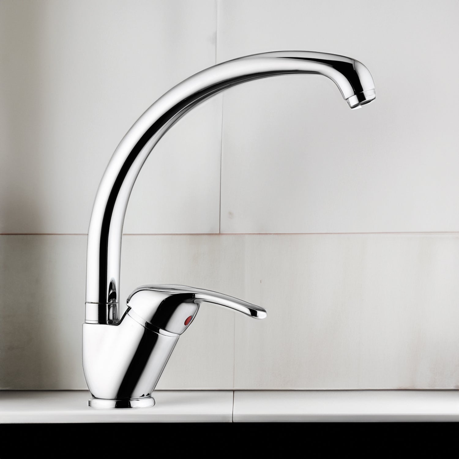 Miscelatore lavello canna fusa cromo — Oioli - HD casa