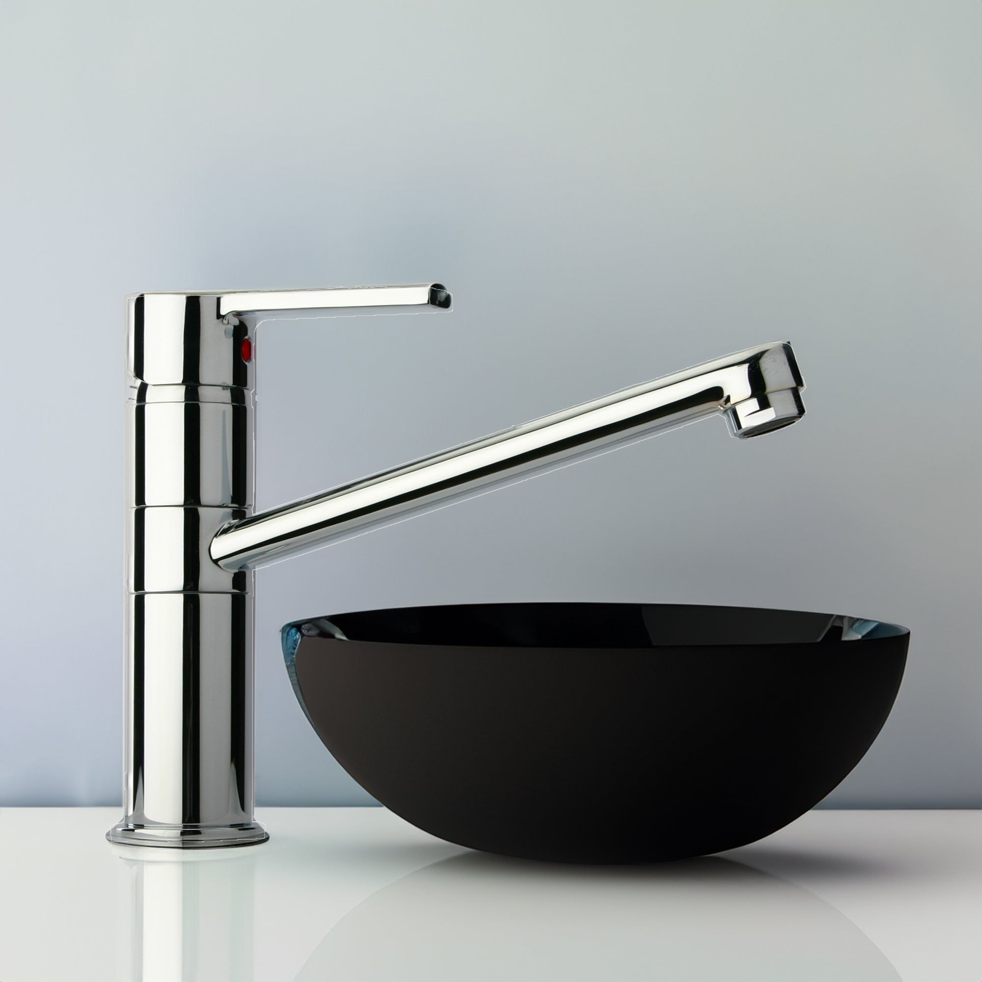 Miscelatore lavello con bocca coassiale le MANS" cromo — Paini - HD casa
