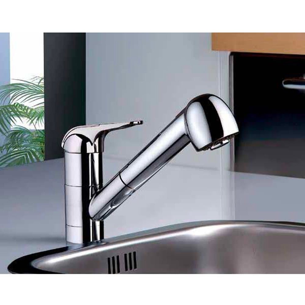 Miscelatore lavello con doccetta estraibile porta&bini cromo — Porta & Bini - HD casa