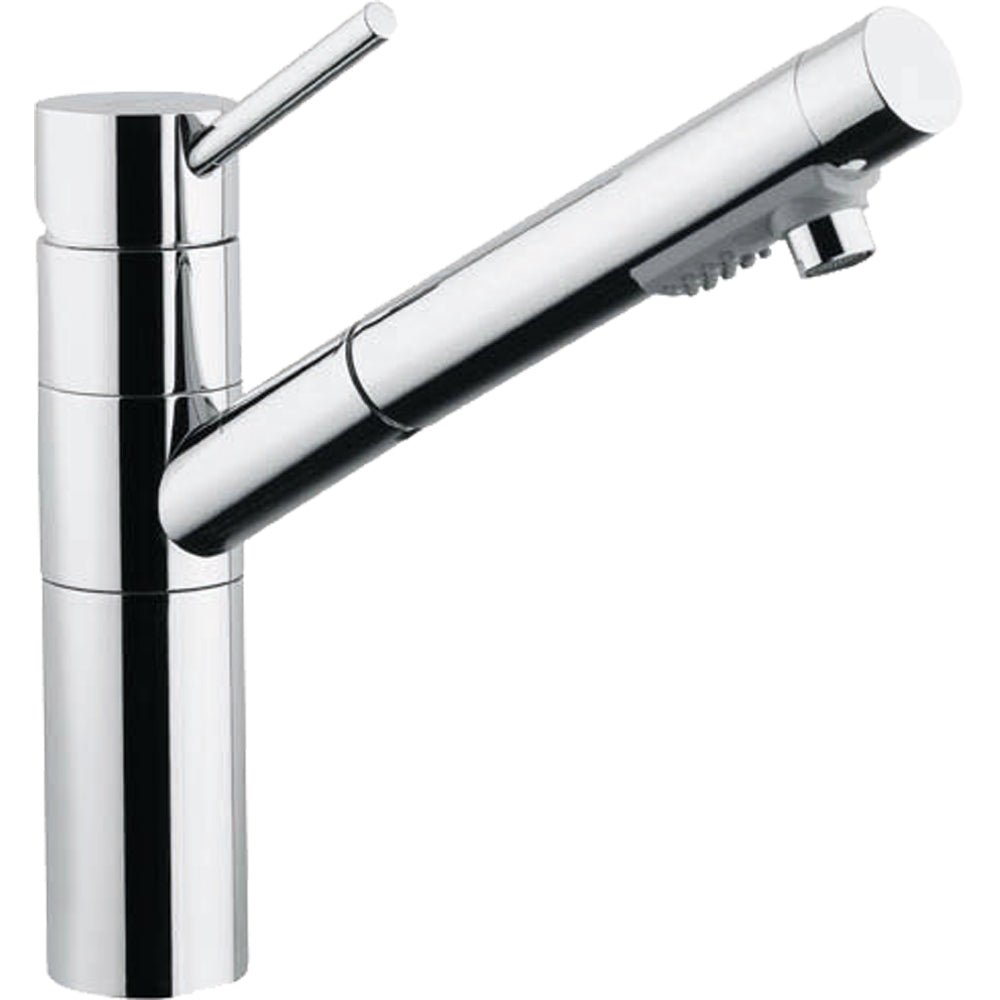 Miscelatore lavello con doccia estraibile micro cromo — Oioli - HD casa