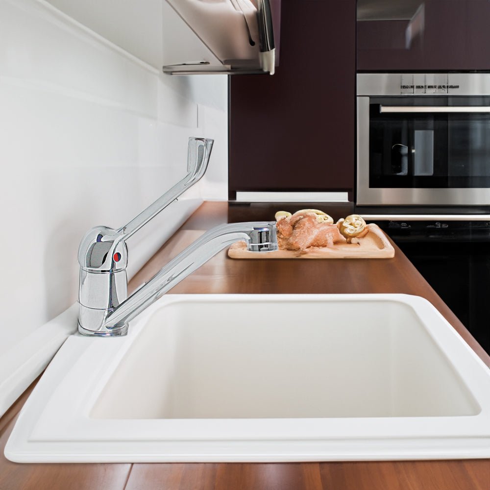 Miscelatore lavello con leva clinica cromo - Ø 40 - HD casa