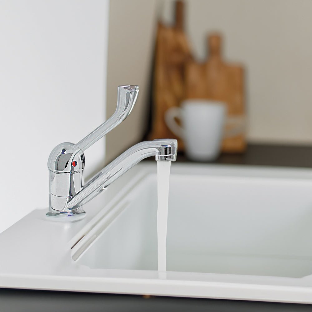 Miscelatore lavello con leva clinica cromo - Ø 40 - HD casa