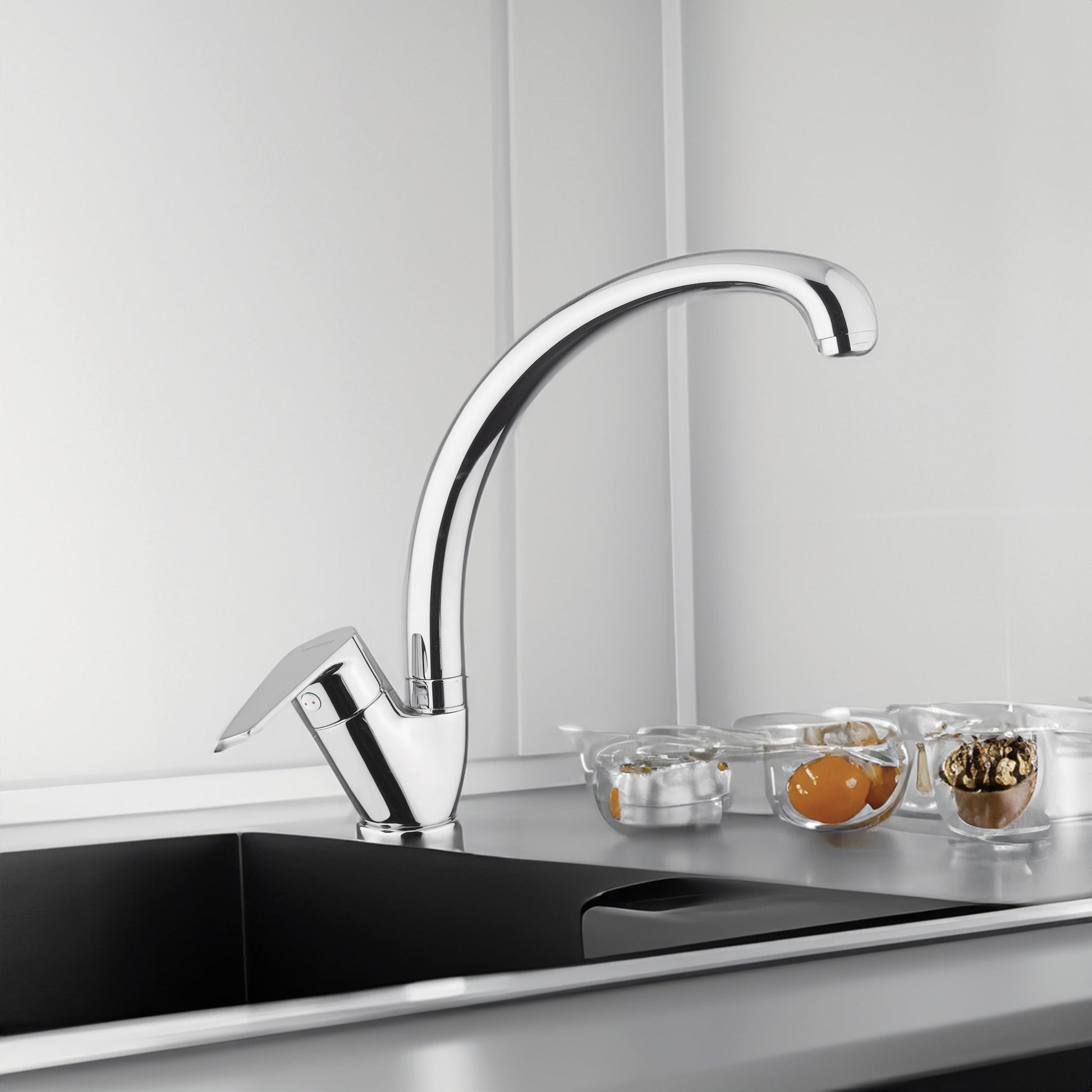 Miscelatore lavello cucina king canna similfusa cromo — Oioli - HD casa