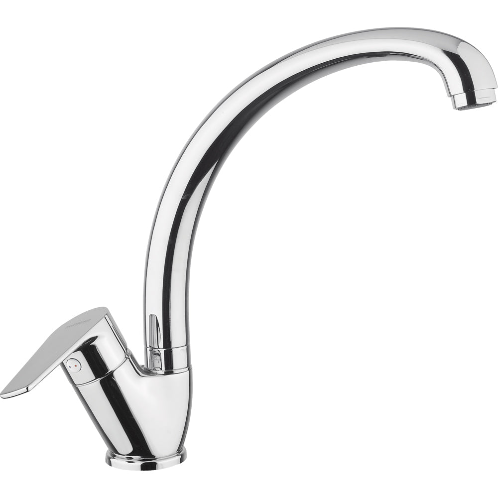 Miscelatore lavello cucina king canna similfusa fragranite avena — Oioli - HD casa