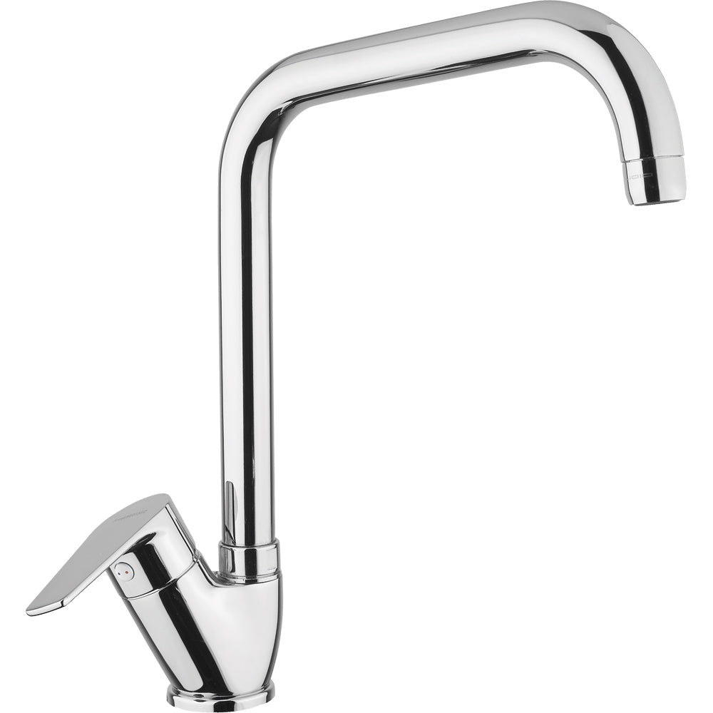 Miscelatore lavello king canna ad l cromo — Oioli - HD casa