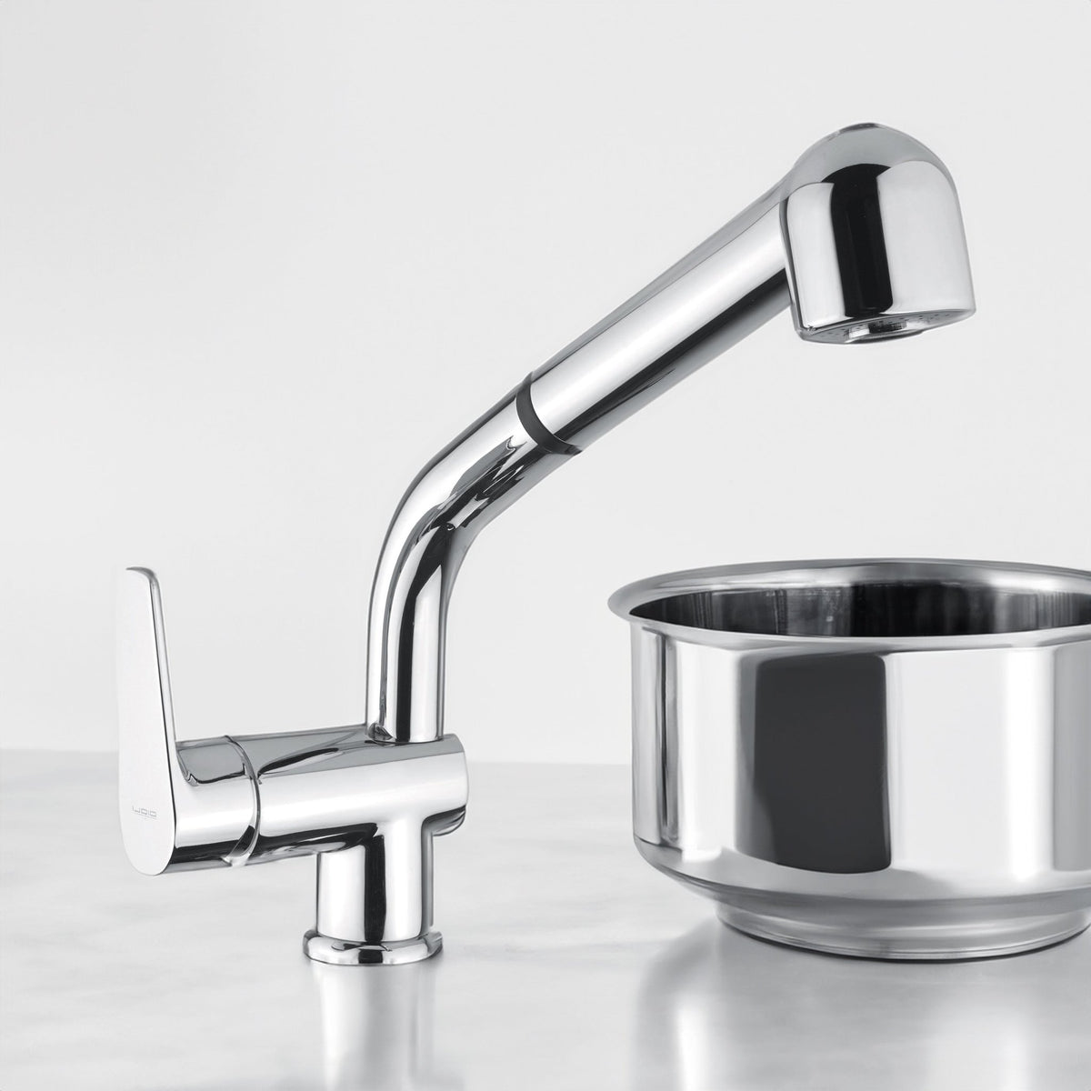 Miscelatore lavello king con doccetta estraibile cromo — Oioli - HD casa