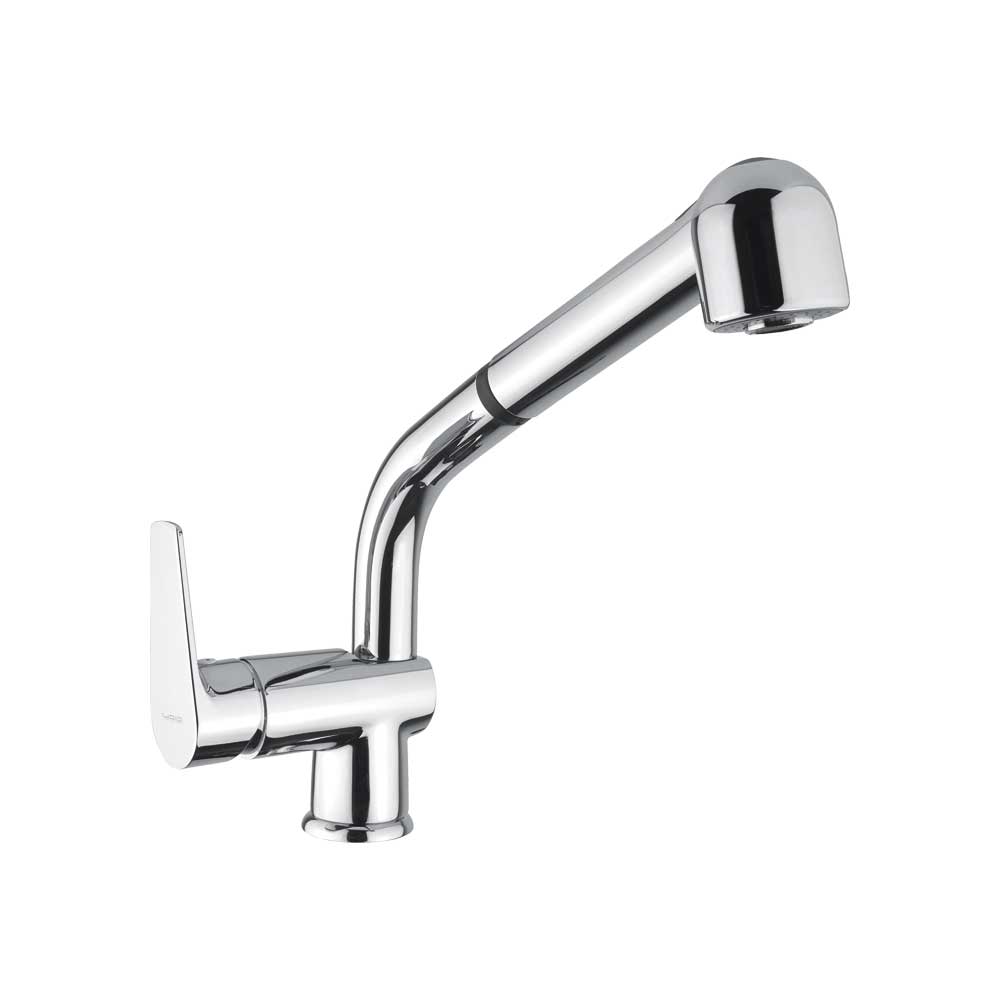 Miscelatore lavello king con doccetta estraibile cromo — Oioli - HD casa