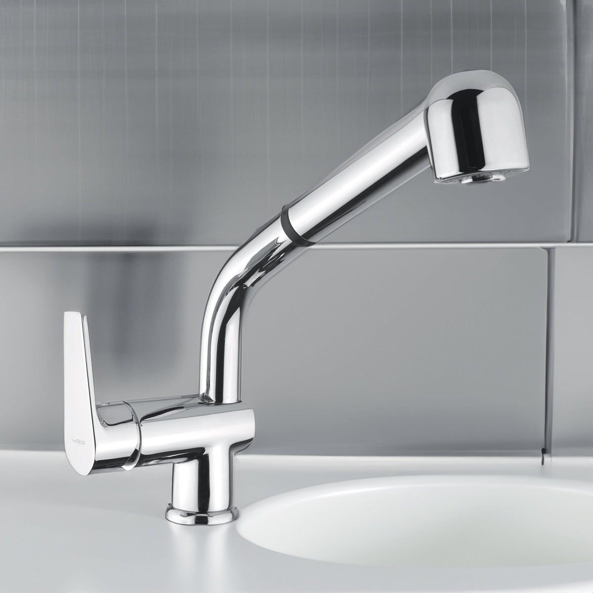 Miscelatore lavello king con doccetta estraibile cromo — Oioli - HD casa