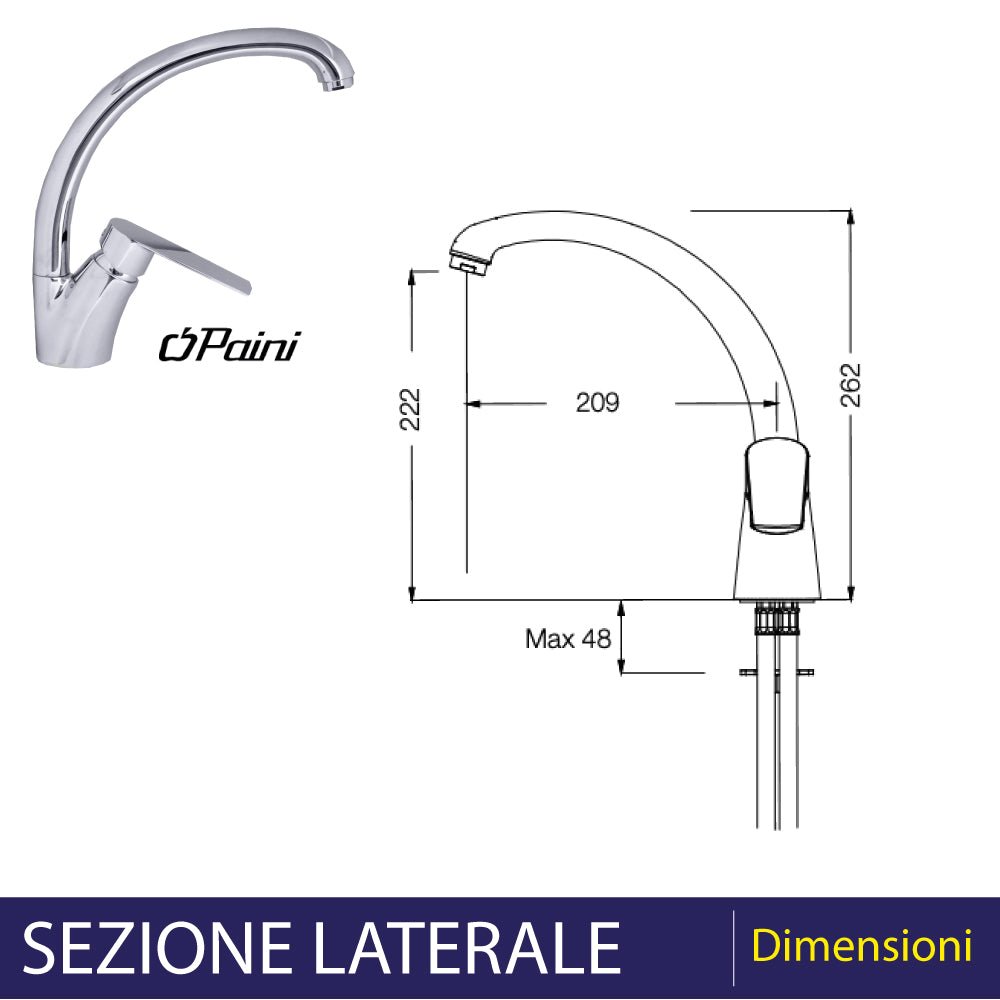 Miscelatore lavello Klint cromo — Eurorama - HD casa