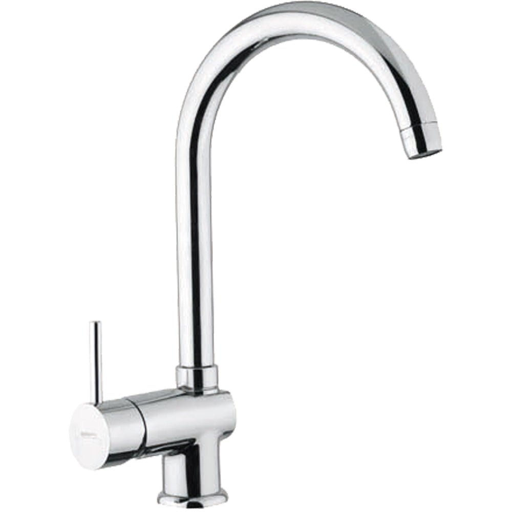 Miscelatore lavello laterale con canna a ponte Micro cromo — Oioli - HD casa