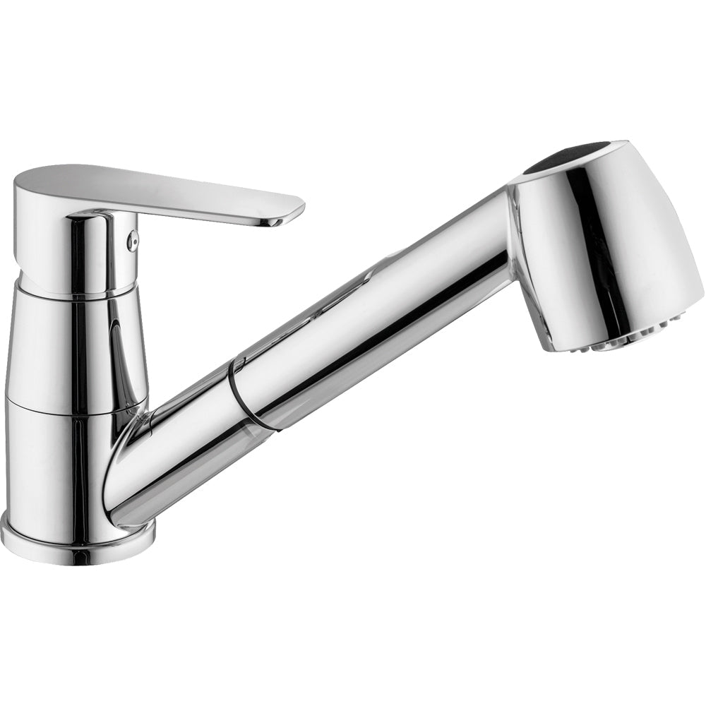 Miscelatore lavello lime con doccetta estraibile cromo — Paffoni - HD casa