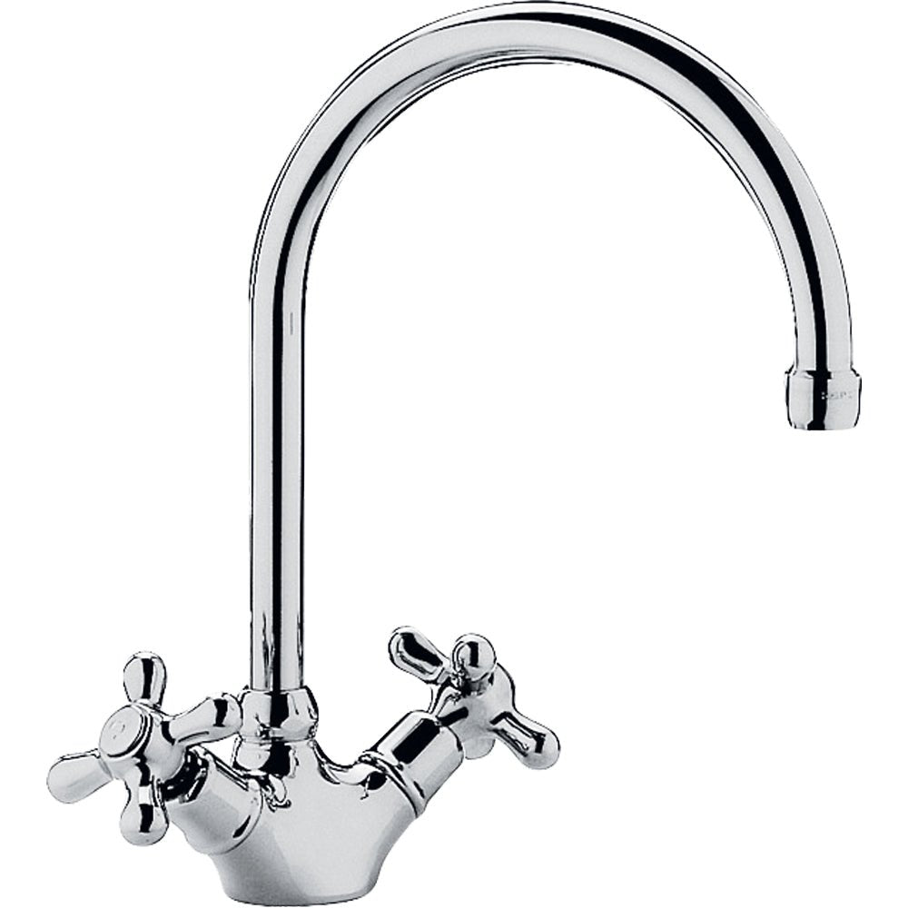 Miscelatore lavello monoforo con canna ad ombrello Iris cromo — Paffoni - HD casa