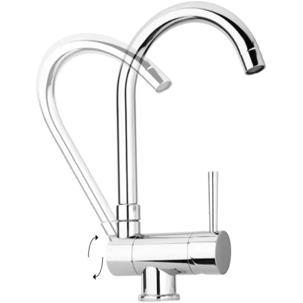 Miscelatore lavello monoforo sottofinestra stick cromo — Paffoni - HD casa