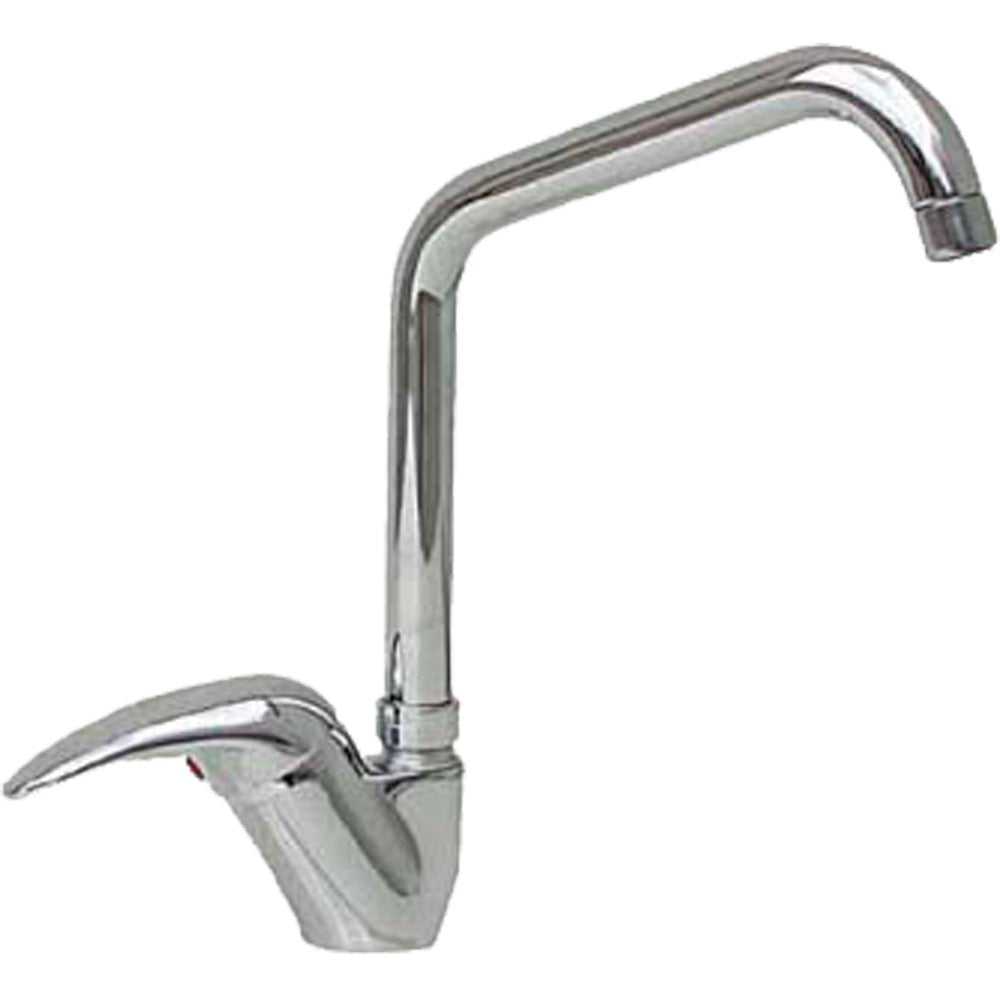 Miscelatore lavello prince canna a l cromo — Aeffe - HD casa
