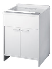 Mobile lavatoio a 2 ante in kit 60x50cm modello Garden per interni ed esterni , pratico e resistente - HD casa