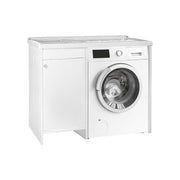 Mobile lavatoio coprilavatrice Wash 108x60 cm - vasca SX — Garofalo - HD casa